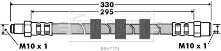 BORG & BECK Тормозной шланг BBH7371
